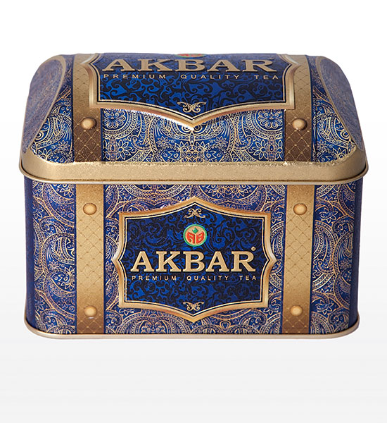 چای مشرقی سلطنتی اکبر (صندوقی آبی هدیه 250گرمی)