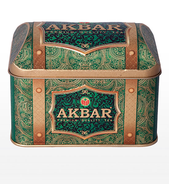 چای سورسوپ سلطنتی اکبر (صندوقی سبز هدیه 250گرمی)