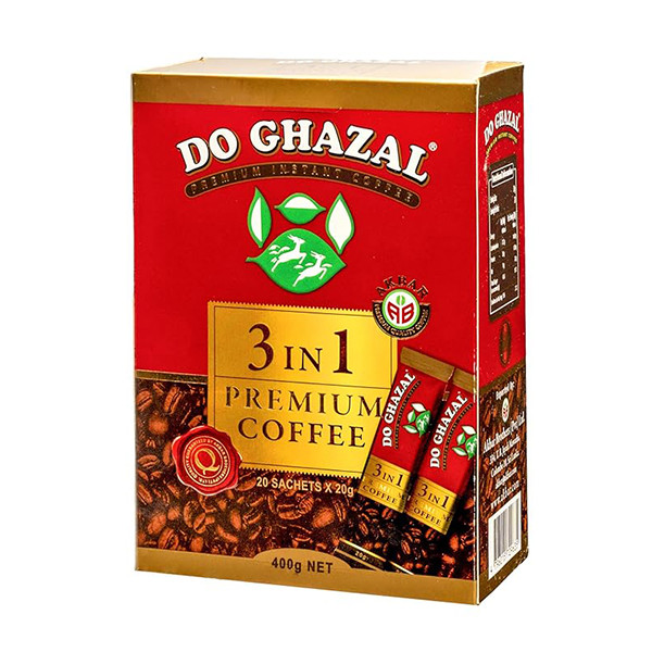 کاپوچینو دو غزال پرمیوم بسته 20عددی