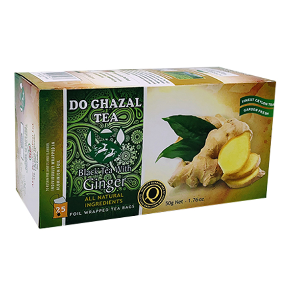 چای تی بگ دوغذال با طعم زنجبیل