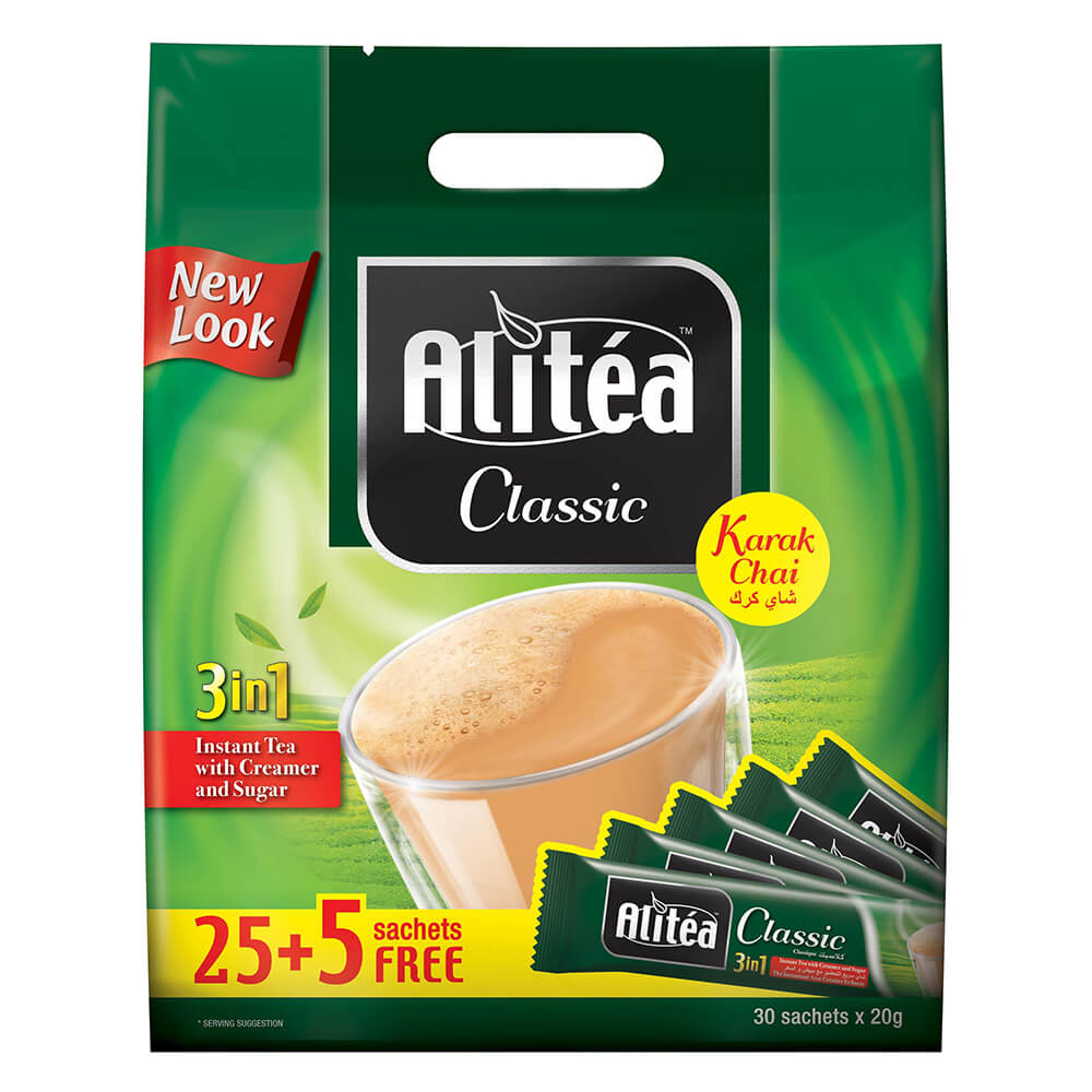 چای کرک علی تی ALITEA اصل مالزی با طعم کلاسیک بسته 5+25 عددی